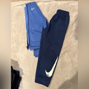 Nike Kids' Blue and Navy Joggers